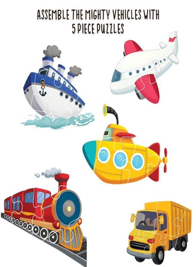 The Book Tree Transport Puzzle Box for Kids - 60 Piece Transport Jigsaw & Toddler Puzzles with 1 Board Book-Educational Toy for Cognitive Development | Return & Birthday Gifts by Majestic Book Club - Image 5